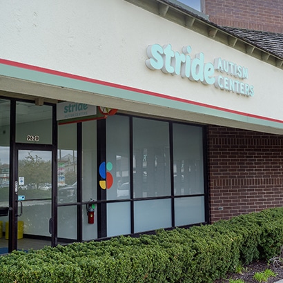 Exterior of the Stride Autism Center near 89th St, Hickory Hills, Illinois.