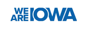 Photo with text that reads "We are Iowa."