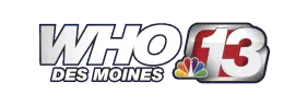 Photo with text that reads "WHO DES MOINES 13."