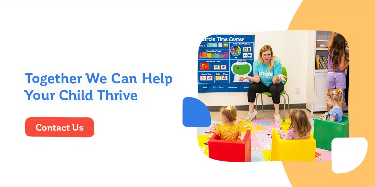 Together We Can Help Your Child Thrive - Contact Us