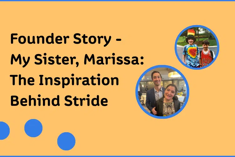 Una foto de Marissa, hermana del fundador de Stride y fuente de inspiración original de la misión del centro para el autismo.