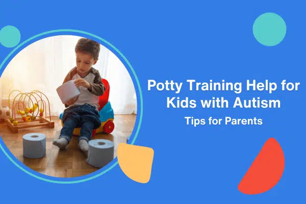 Un niño pequeño sentado en un orinal, sosteniendo papel higiénico, para una entrada del blog de Stride Autism Centers® sobre trucos y consejos para el aprendizaje del uso del orinal.